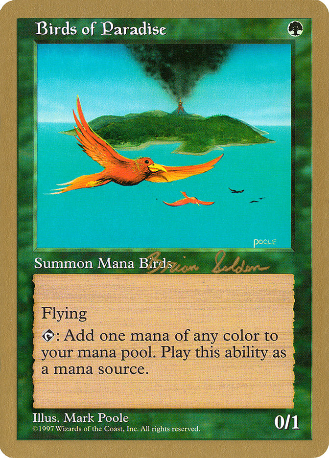 Birds of Paradise (Brian Selden) [World Championship Decks 1998] - Magic: The Gathering - Card Brawlers | Quebec | Canada |