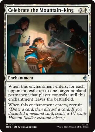 Celebrate the Mountain-king (HOB-007) - The Hobbit Foil - Card Brawlers