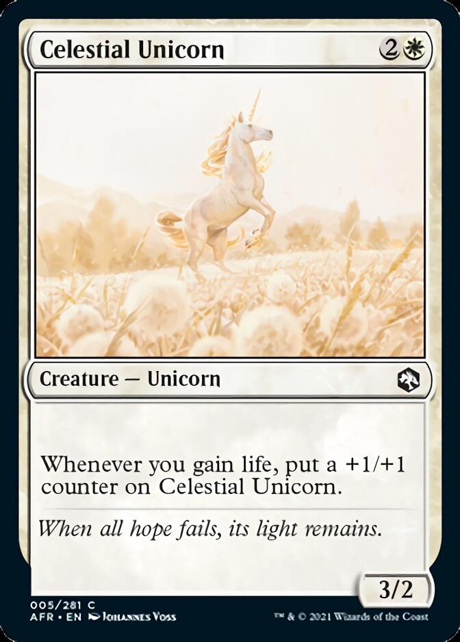 Celestial Unicorn [Dungeons & Dragons: Adventures in the Forgotten Realms] - Card Brawlers