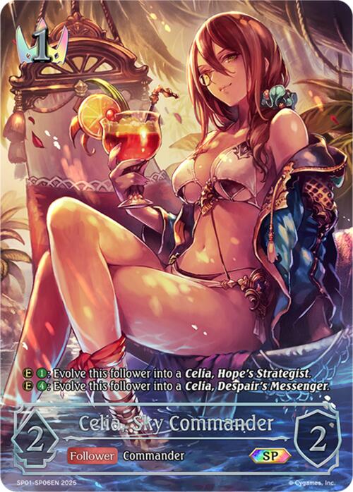Celia, Sky Commander (SP) (SP01 - SP06EN) [Seaside Memories] - Card Brawlers