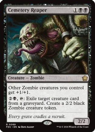 Cemetery Reaper (FDC-089) - Commander: Foundations - Card Brawlers