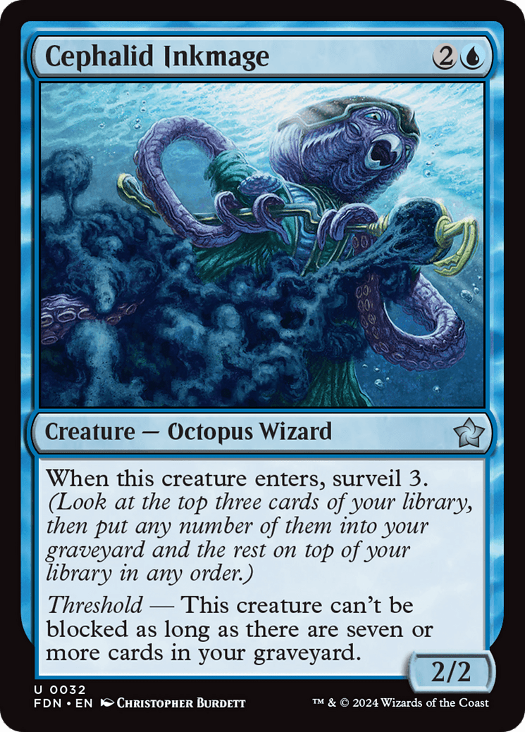 Cephalid Inkmage [Foundations] - Card Brawlers