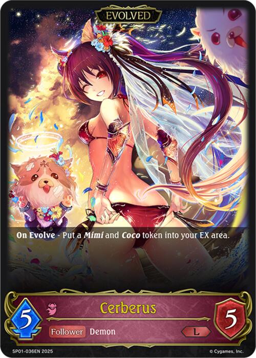 Cerberus (Evolved) (SP01 - 036EN) [Seaside Memories] - Card Brawlers