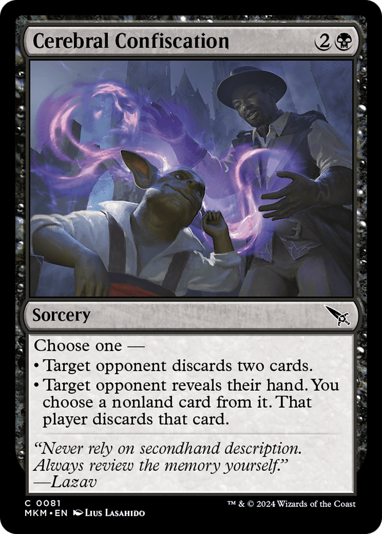 Cerebral Confiscation [Murders at Karlov Manor] - Card Brawlers