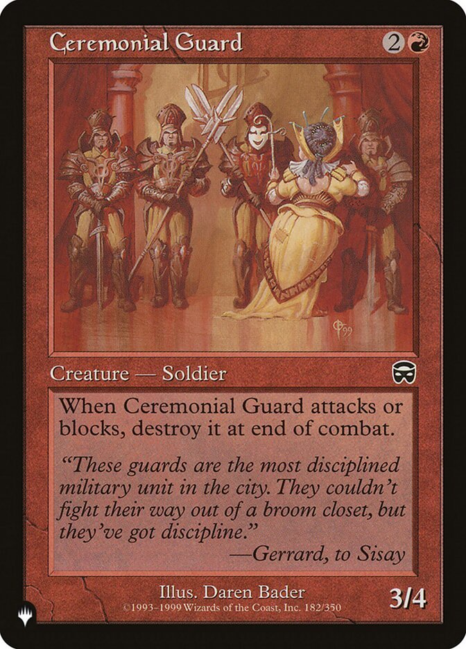 Ceremonial Guard [The List] - Card Brawlers