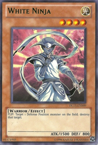 White Ninja (Green) [DL13-EN009] Rare - Yu-Gi-Oh! - Card Brawlers | Quebec | Canada |
