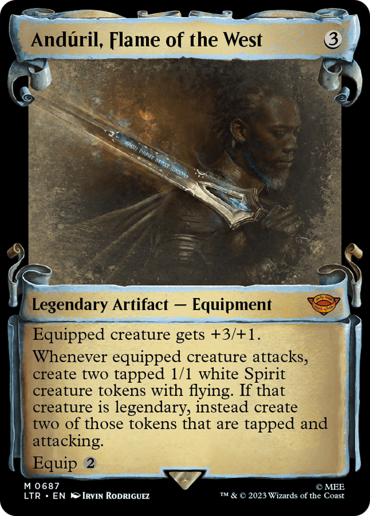 Anduril, Flame of the West [The Lord of the Rings: Tales of Middle-Earth Showcase Scrolls] - Magic: The Gathering - Card Brawlers | Quebec | Canada |
