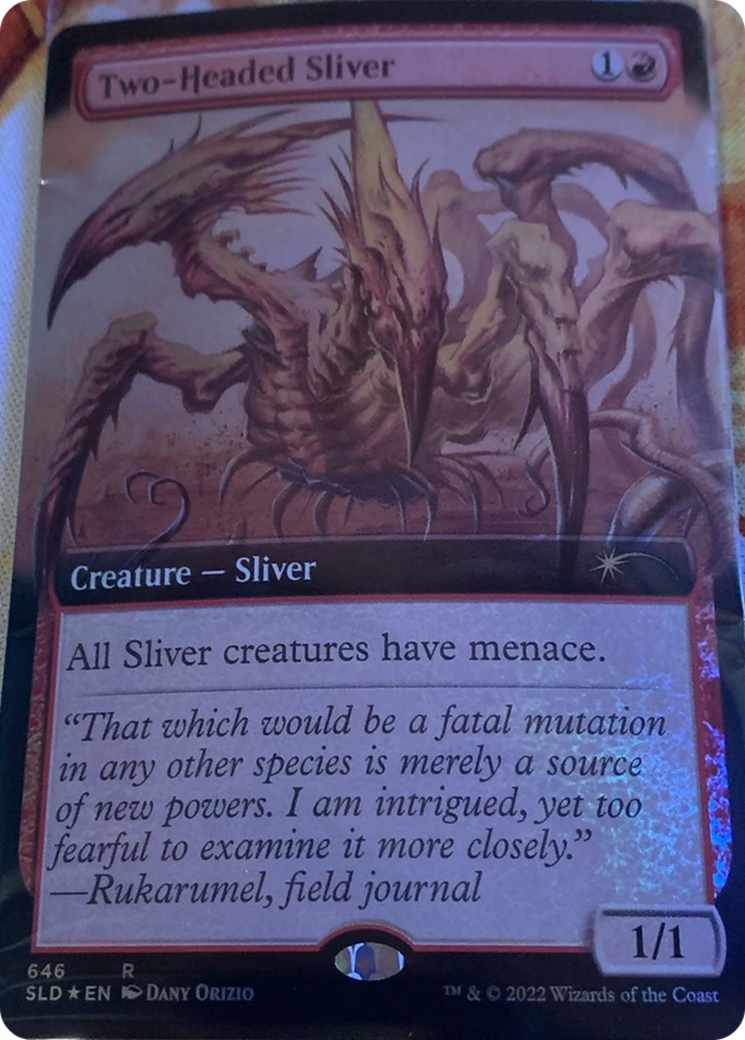 Two-Headed Sliver (Extended Art) [Secret Lair Drop Promos] - Magic: The Gathering - Card Brawlers | Quebec | Canada |