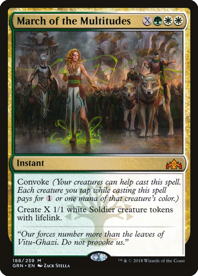 March of the Multitudes [Guilds of Ravnica] - Magic: The Gathering - Card Brawlers | Quebec | Canada |