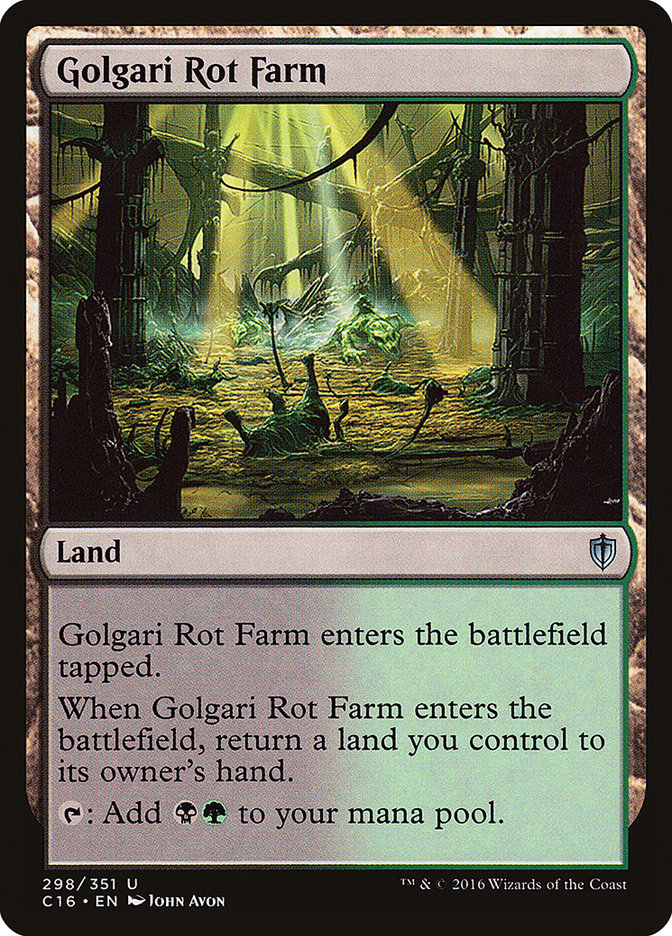 Golgari Rot Farm [Commander 2016] - Magic: The Gathering - Card Brawlers | Quebec | Canada |