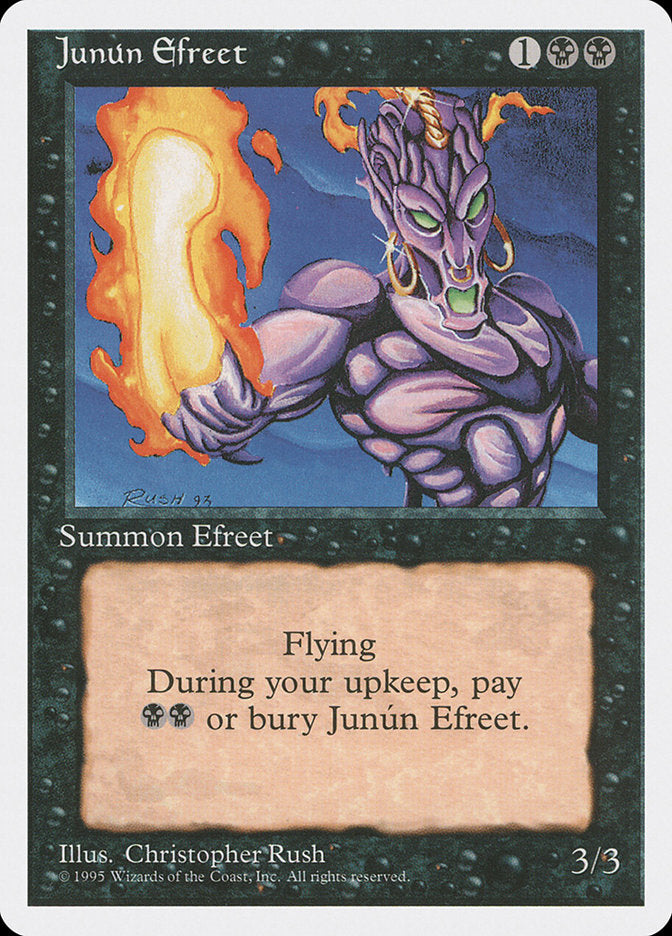 Junun Efreet [Fourth Edition] - Magic: The Gathering - Card Brawlers | Quebec | Canada |