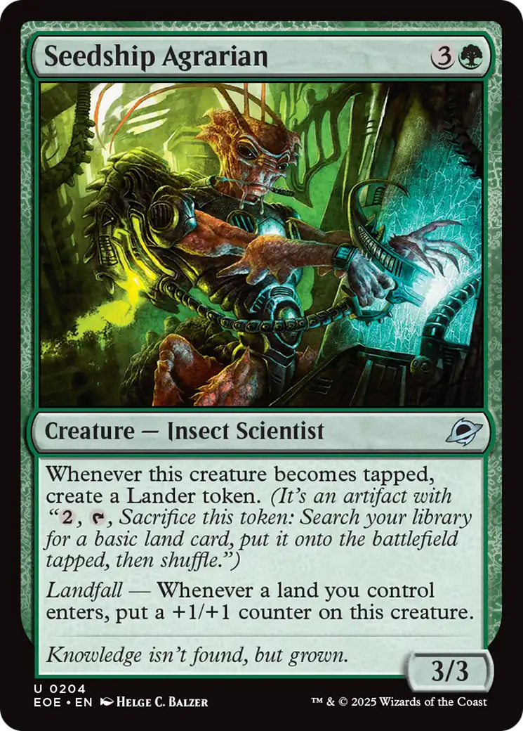 Seedship Agrarian [Edge of Eternities] - Magic: The Gathering - Card Brawlers | Quebec | Canada |