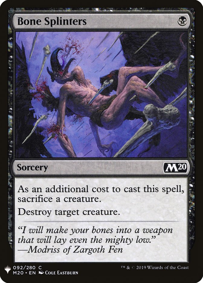 Bone Splinters [Mystery Booster] - Magic: The Gathering - Card Brawlers | Quebec | Canada |