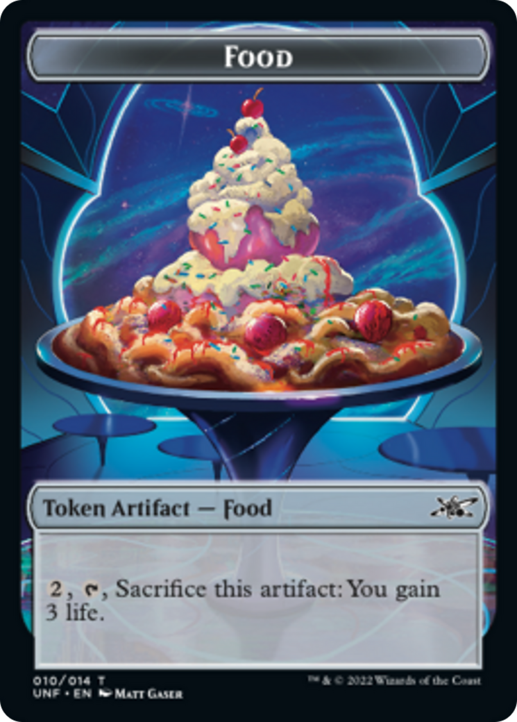 Clown Robot (002) // Food (010) Double-Sided Token [Unfinity Tokens] - Magic: The Gathering - Card Brawlers | Quebec | Canada |