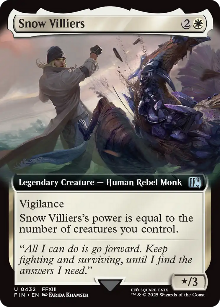 Snow Villiers (Extended Art) [FINAL FANTASY] - Magic: The Gathering - Card Brawlers | Quebec | Canada |