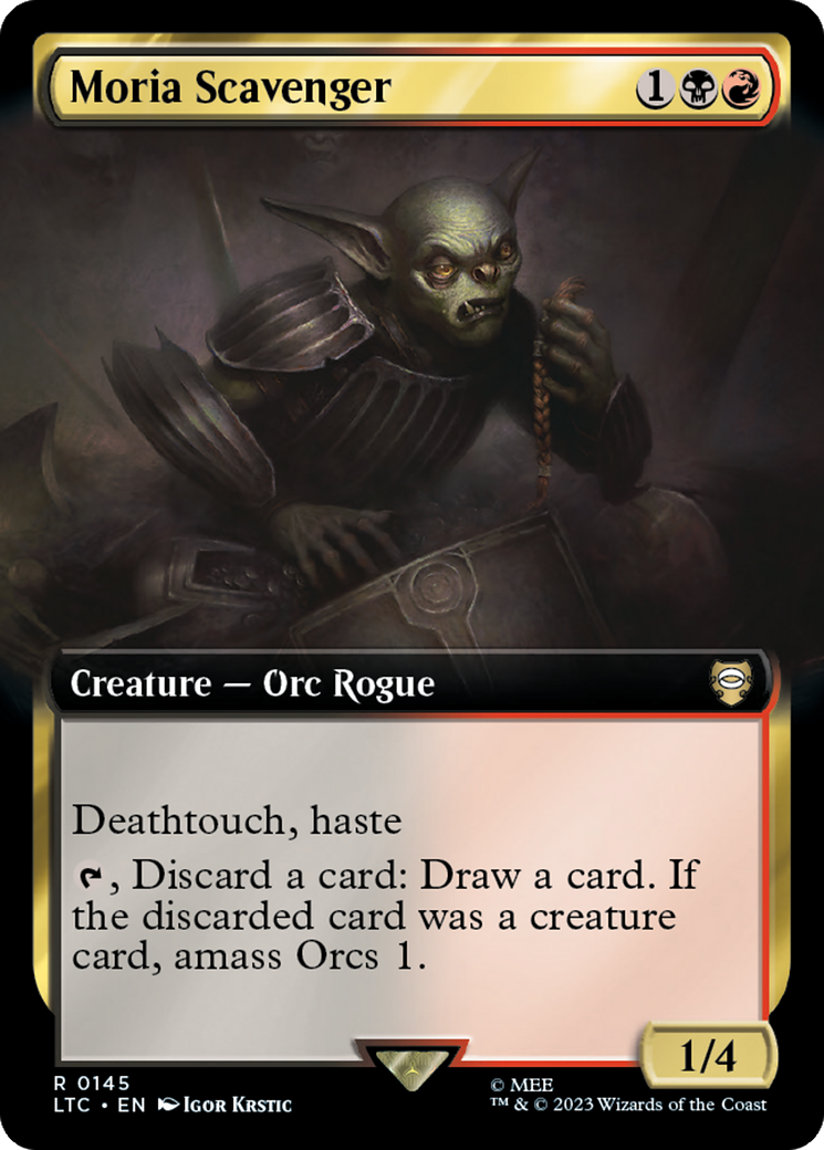 Moria Scavenger (Extended Art) [The Lord of the Rings: Tales of Middle-Earth Commander] - Magic: The Gathering - Card Brawlers | Quebec | Canada |