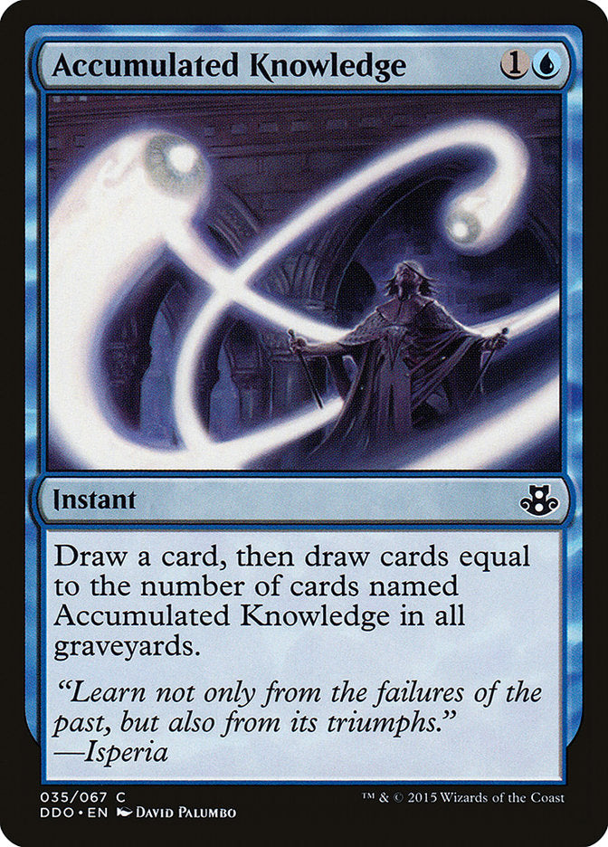 Accumulated Knowledge [Duel Decks: Elspeth vs. Kiora] - Magic: The Gathering - Card Brawlers | Quebec | Canada |