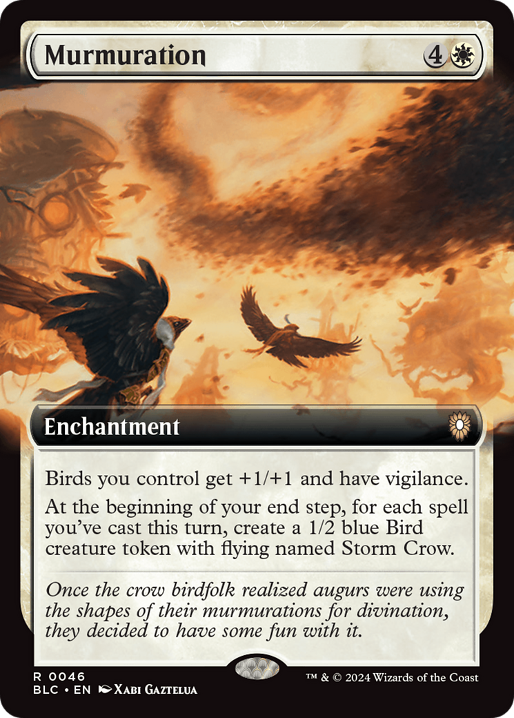 Murmuration (Extended Art) [Bloomburrow Commander] - Magic: The Gathering - Card Brawlers | Quebec | Canada |