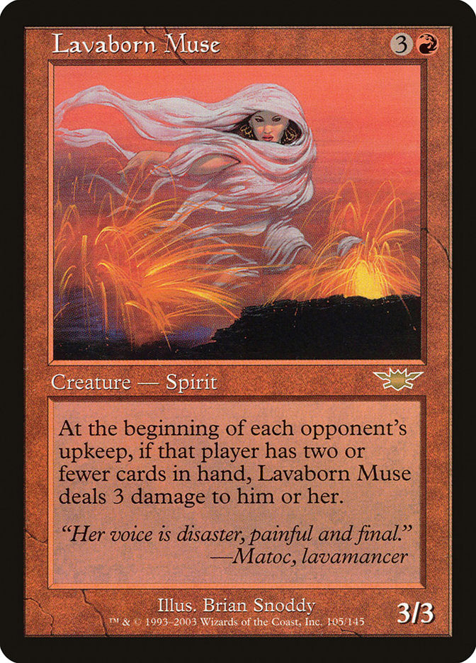 Lavaborn Muse [Legions] - Magic: The Gathering - Card Brawlers | Quebec | Canada |