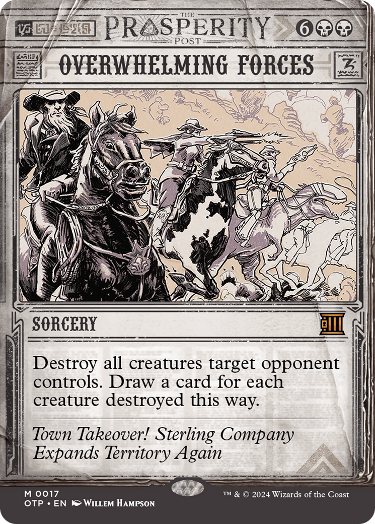 Overwhelming Forces [Outlaws of Thunder Junction: Breaking News] - Magic: The Gathering - Card Brawlers | Quebec | Canada |