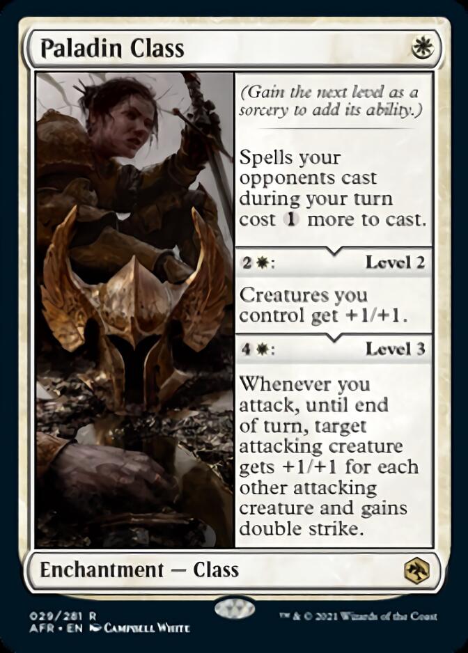 Paladin Class [Dungeons & Dragons: Adventures in the Forgotten Realms] - Magic: The Gathering - Card Brawlers | Quebec | Canada |