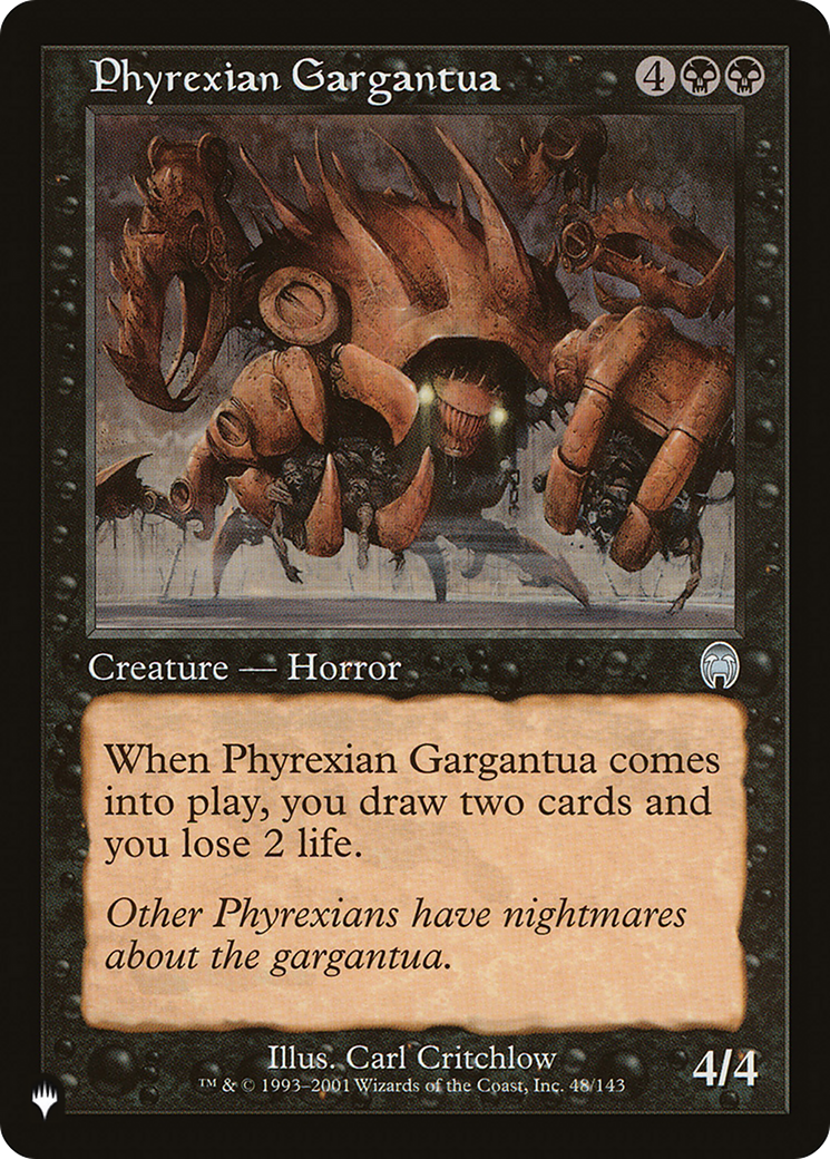 Phyrexian Gargantua [The List] - Magic: The Gathering - Card Brawlers | Quebec | Canada |