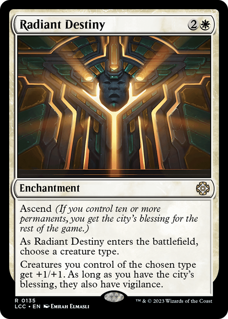 Radiant Destiny [The Lost Caverns of Ixalan Commander] - Magic: The Gathering - Card Brawlers | Quebec | Canada |
