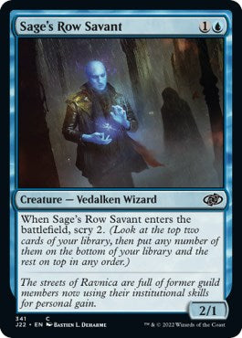Sage's Row Savant [Jumpstart 2022] - Magic: The Gathering - Card Brawlers | Quebec | Canada |