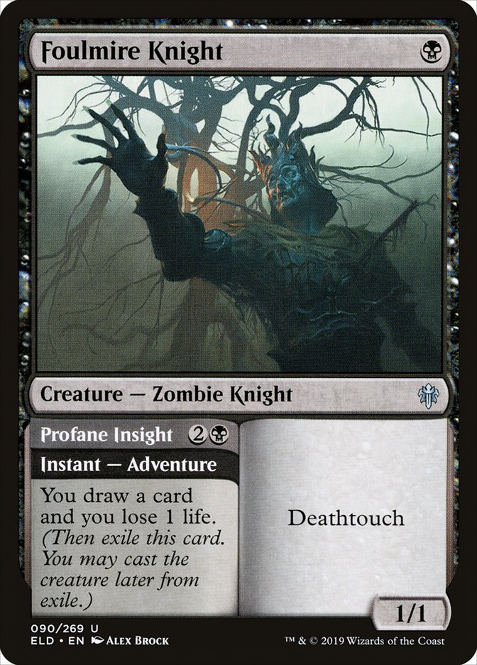 Foulmire Knight // Profane Insight [Throne of Eldraine] - Magic: The Gathering - Card Brawlers | Quebec | Canada |