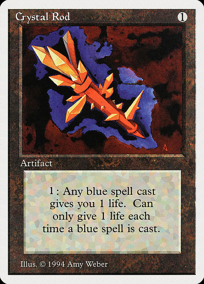 Crystal Rod [Summer Magic / Edgar] - Magic: The Gathering - Card Brawlers | Quebec | Canada |