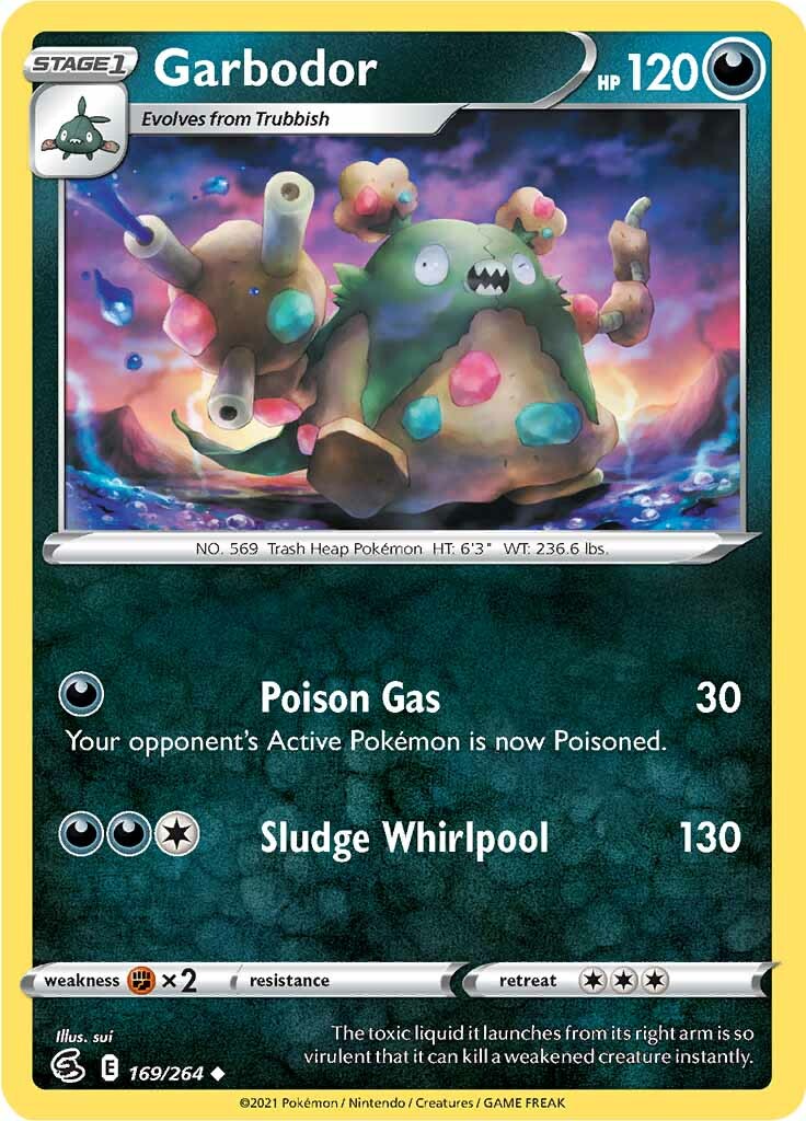 Garbodor (169/264) [Sword & Shield: Fusion Strike] - Pokémon - Card Brawlers | Quebec | Canada |