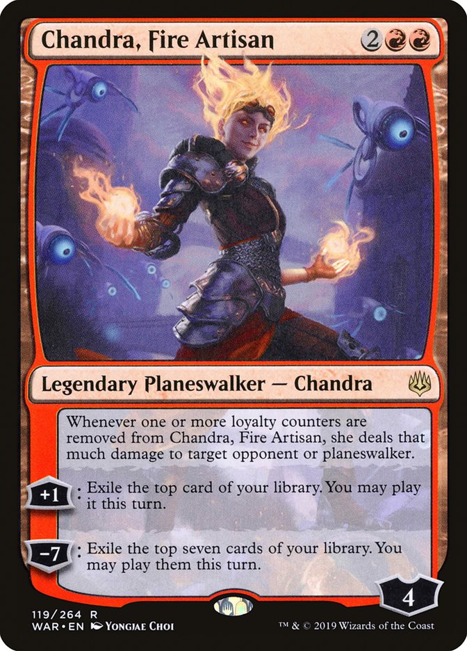 Chandra, Fire Artisan [War of the Spark] - Magic: The Gathering - Card Brawlers | Quebec | Canada |