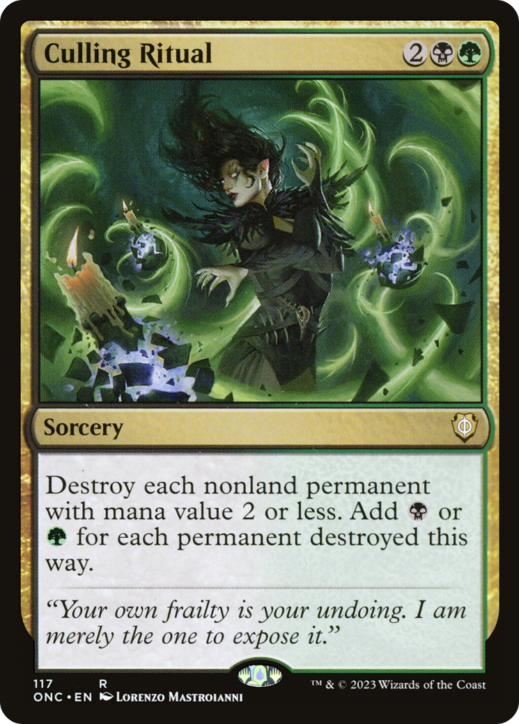 Culling Ritual [Phyrexia: All Will Be One Commander] - Magic: The Gathering - Card Brawlers | Quebec | Canada |