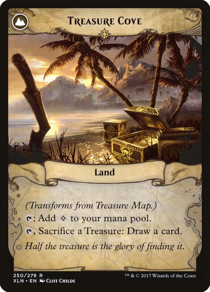 Treasure Map // Treasure Cove [Ixalan] - Magic: The Gathering - Card Brawlers | Quebec | Canada |