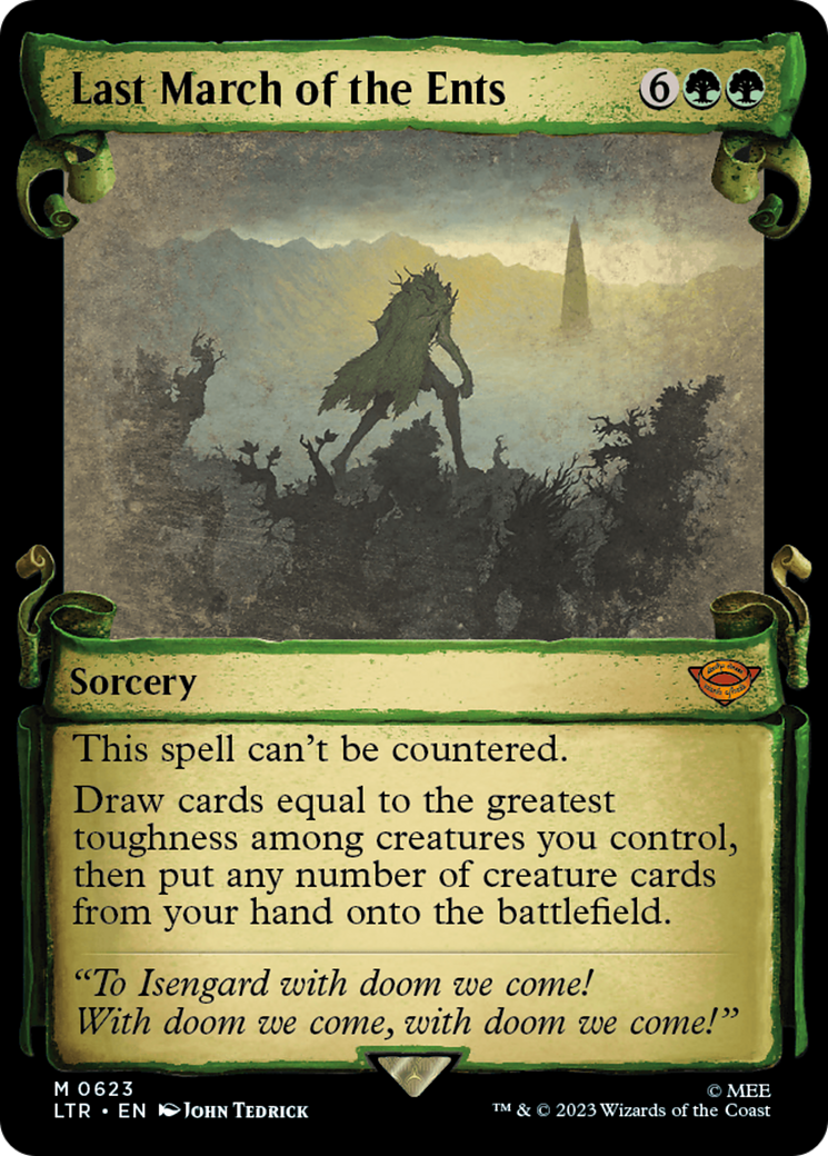 Last March of the Ents [The Lord of the Rings: Tales of Middle-Earth Showcase Scrolls] - Magic: The Gathering - Card Brawlers | Quebec | Canada |