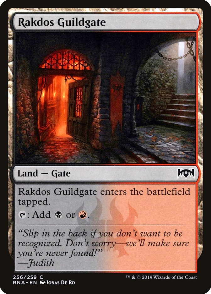 Rakdos Guildgate (256/259) [Ravnica Allegiance] - Magic: The Gathering - Card Brawlers | Quebec | Canada |