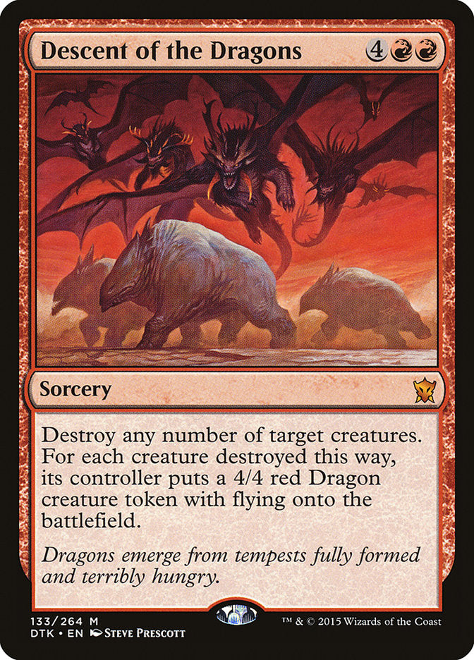 Descent of the Dragons [Dragons of Tarkir] - Magic: The Gathering - Card Brawlers | Quebec | Canada |