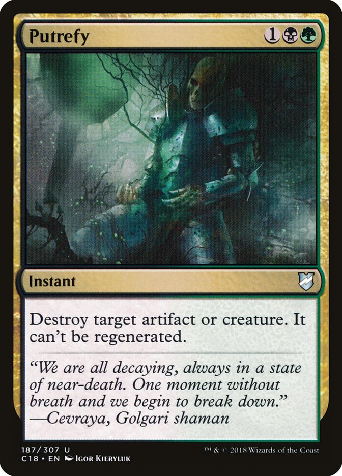 Putrefy [Commander 2018] - Magic: The Gathering - Card Brawlers | Quebec | Canada |