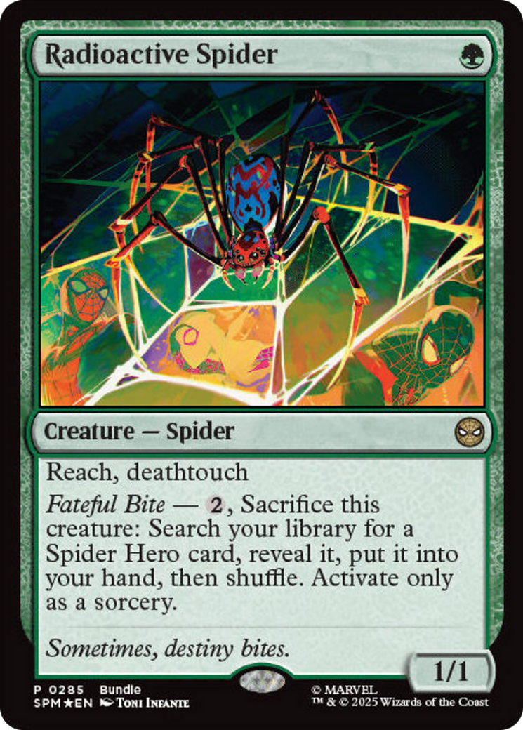 Radioactive Spider [Marvel's Spider-Man Promos] - Magic: The Gathering - Card Brawlers | Quebec | Canada |