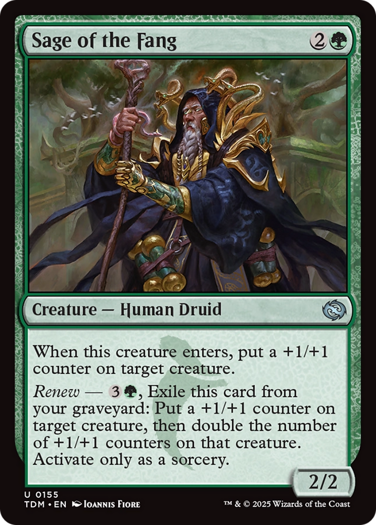 Sage of the Fang [Tarkir: Dragonstorm] - Magic: The Gathering - Card Brawlers | Quebec | Canada |