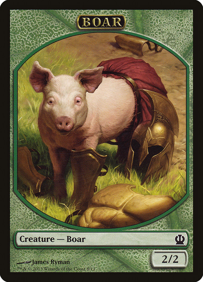 Boar Token [Theros Tokens] - Magic: The Gathering - Card Brawlers | Quebec | Canada |