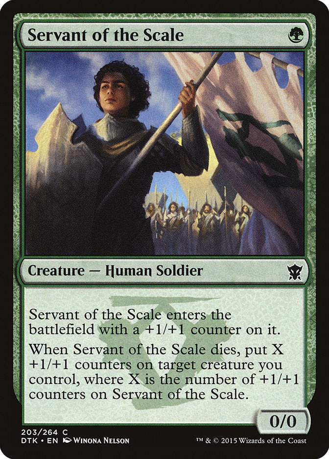 Servant of the Scale [Dragons of Tarkir] - Magic: The Gathering - Card Brawlers | Quebec | Canada |