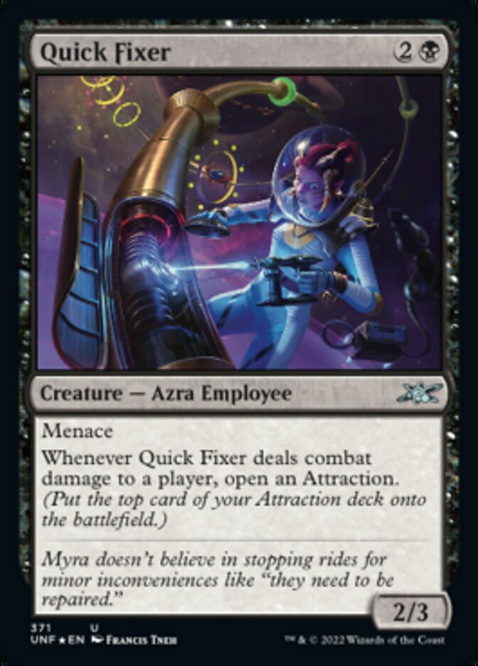 Quick Fixer (Galaxy Foil) [Unfinity] - Magic: The Gathering - Card Brawlers | Quebec | Canada |
