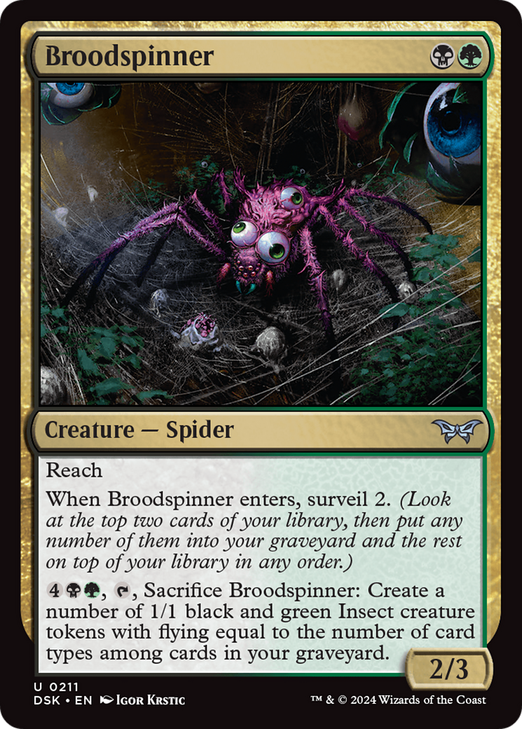 Broodspinner [Duskmourn: House of Horror] - Magic: The Gathering - Card Brawlers | Quebec | Canada |