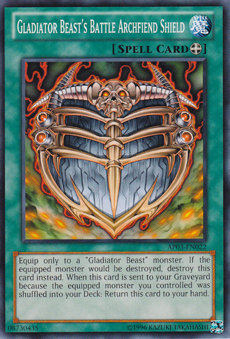 Gladiator Beast's Battle Archfiend Shield [AP03-EN022] Common - Yu-Gi-Oh! - Card Brawlers | Quebec | Canada |