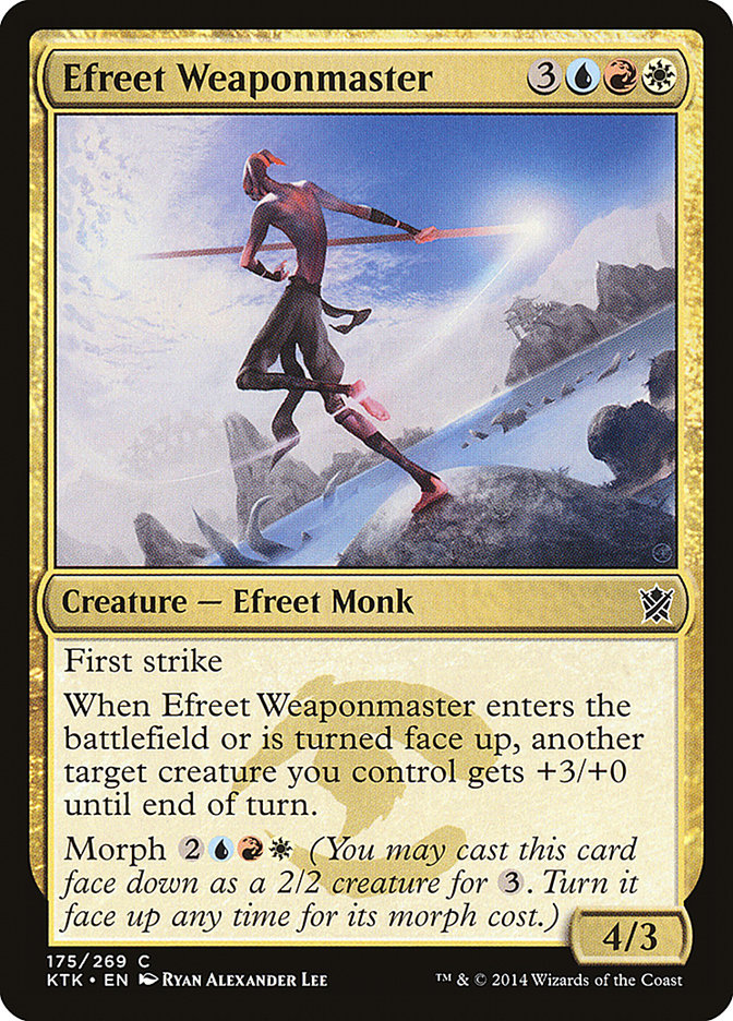 Efreet Weaponmaster [Khans of Tarkir] - Magic: The Gathering - Card Brawlers | Quebec | Canada |