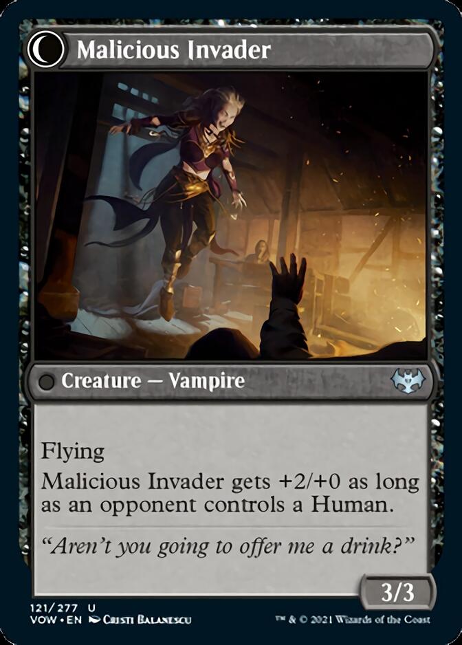 Innocent Traveler // Malicious Invader [Innistrad: Crimson Vow] - Magic: The Gathering - Card Brawlers | Quebec | Canada |