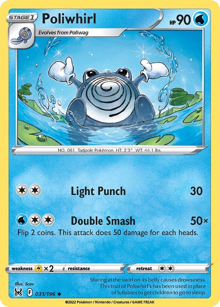 Poliwhirl (031/196) [Sword & Shield: Lost Origin] - Pokémon - Card Brawlers | Quebec | Canada |