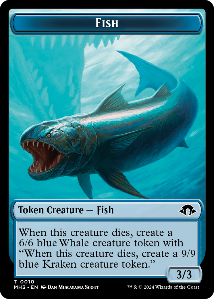 Fish Token [Modern Horizons 3 Tokens] - Magic: The Gathering - Card Brawlers | Quebec | Canada |
