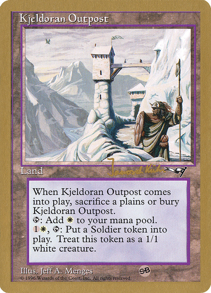 Kjeldoran Outpost (Janosch Kuhn) [World Championship Decks 1997] - Magic: The Gathering - Card Brawlers | Quebec | Canada |